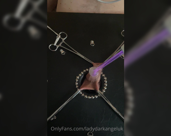 Lady Dark Angel aka Ladydarkangeluk Onlyfans - A little violet wand