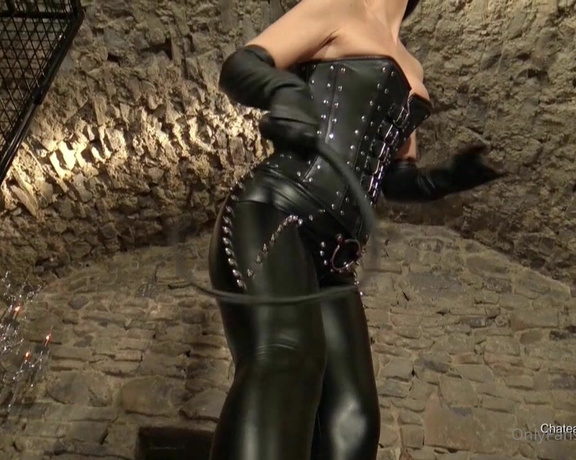 Fetish Liza aka fetishliza OnlyFans - Your POV as my leather slave SWIPE to see the VIDEO Strict leather worship for