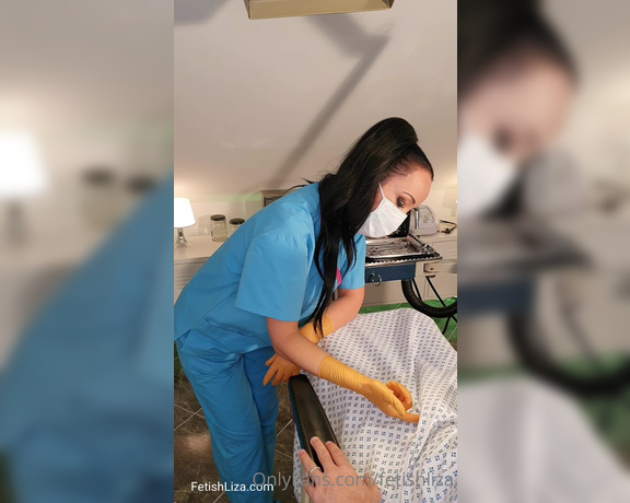 Fetish Liza aka fetishliza OnlyFans - Behind the scenes of my newest, not yet released dentist clip You see it first! Would you accidently