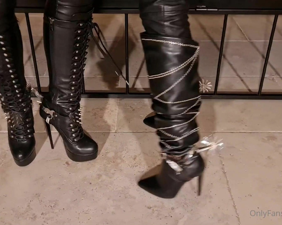 Fetish Liza aka fetishliza OnlyFans - A closer look at our boots and spurs If this post gets enough appreciation I might