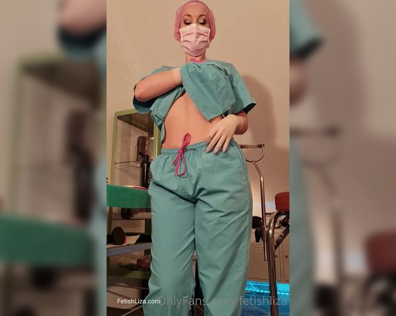 Fetish Liza aka fetishliza OnlyFans - Wearing my scrubs and surgical glovesand not much else Who needs my expert hand