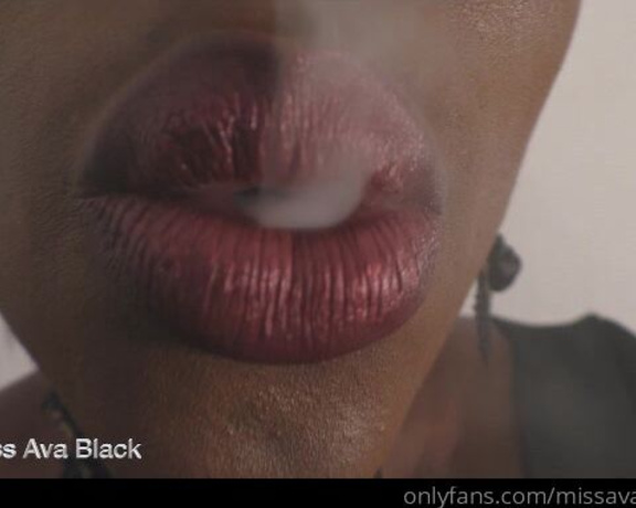 Mistress Ava Black aka missavablack OnlyFans - Ava Posh Totty Full clip Includes  smoking  sexy smoking  femdom pov  smoke