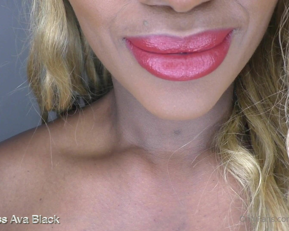 Mistress Ava Black aka missavablack OnlyFans - The thicker the lips the sexier the tease Huge natural Ebony lips are a true treat