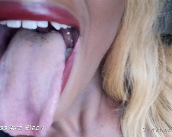 Mistress Ava Black aka missavablack OnlyFans - Includes mouth fetish  swallowing pov  big mouth  ebony  teeth fetish  uvula