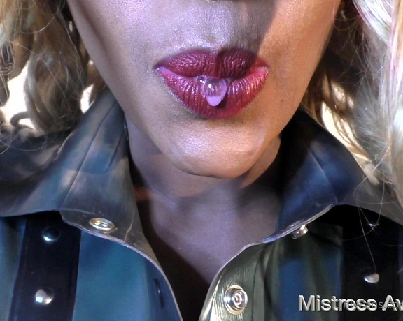 Mistress Ava Black aka missavablack OnlyFans - Includes spitting fetish  spitting domination  drool  ebony female domination  spit slave training