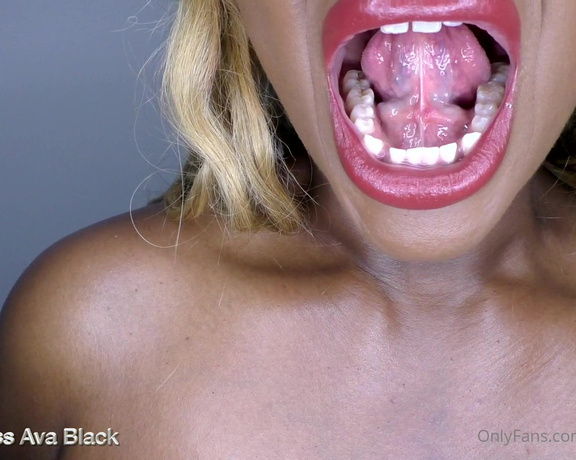 Mistress Ava Black aka missavablack OnlyFans - You can’t resist this tongue… This gorgeous long flexible teasing tongue It can do amazing things…