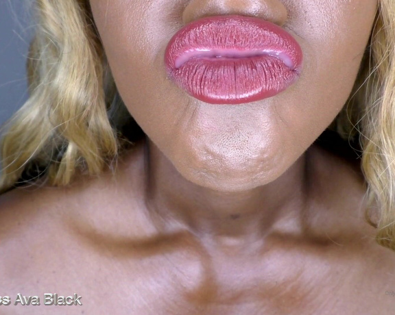 Mistress Ava Black aka missavablack OnlyFans - Includes lip fetish  ebony  lip smelling  lips sniffing  lipstick fetish  JOI  mouth