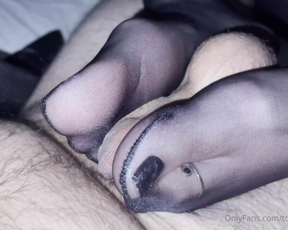 2hotfeet4you aka toohotfeetforyou OnlyFans - Sexy sheer nylons black pedi footjob Part I) Got a perfect one for you! But its