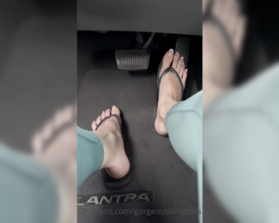 Gorgeous Long Toes aka gorgeouslongtoes OnlyFans - Full Throttle Thursday! Can you tell I’m running late