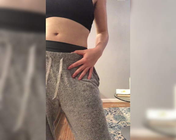 Hannah Hunt aka horny_hippie_ OnlyFans - Another sweaty workout Showing off how I glisten, from pits to pussy! Wish you were