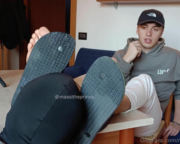 Prince Massi aka massitheprince OnlyFans - I want a squad of slaves ready to put off and put on my flip flops