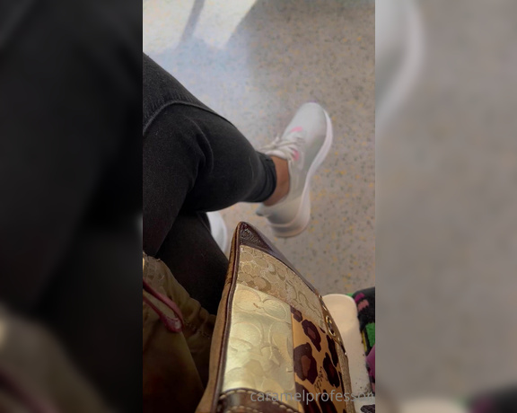 Puja aka caramelprofessor OnlyFans - It’s early and the tube is full of people on a Sunday, I would have loved