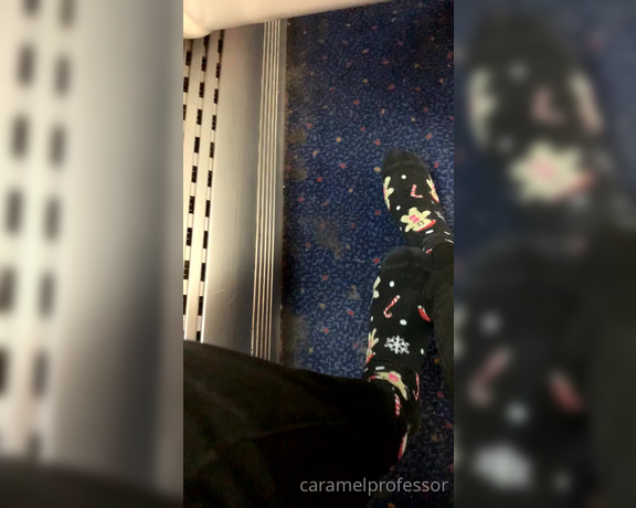 Puja aka caramelprofessor OnlyFans - The train moves so much but I hope you like the surprise!