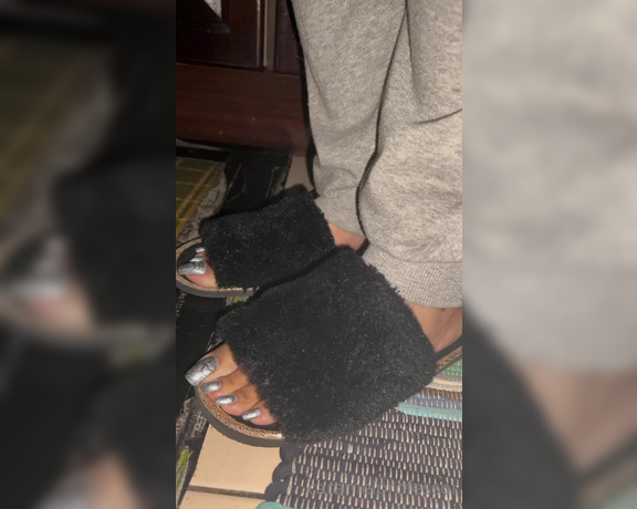 Puja aka caramelprofessor OnlyFans - These slippers are so soft, you should feel them