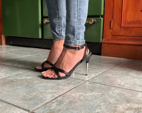 Puja aka caramelprofessor OnlyFans - My Saturday evening going out heels  do you think these look ok with my french