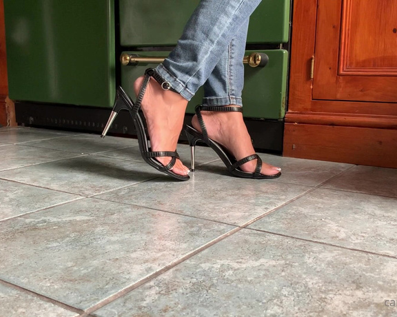 Puja aka caramelprofessor OnlyFans - My Saturday evening going out heels  do you think these look ok with my french