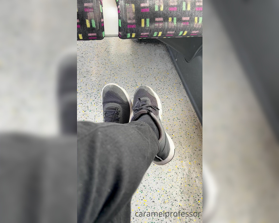 Puja aka caramelprofessor OnlyFans - On the train today