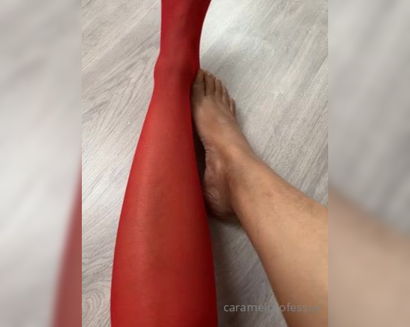 Puja aka caramelprofessor OnlyFans - Is red the colour of danger It’s been a long time since I wore these,
