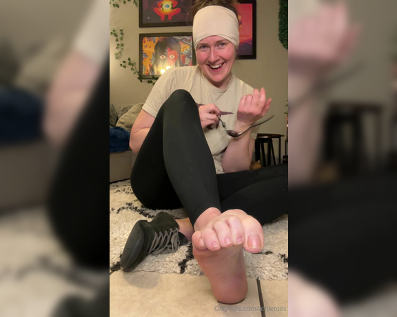 Athletoes aka athletoes OnlyFans - Your girlfriend just discovered that you have a foot fetish