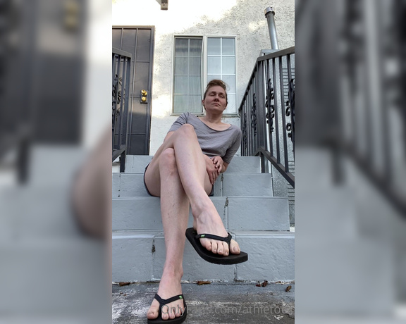 Athletoes aka athletoes OnlyFans - Enjoying the cool breeze