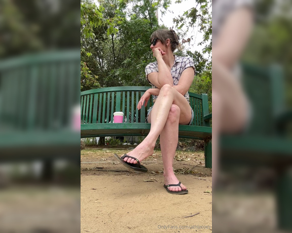 Athletoes aka athletoes OnlyFans - Chillin at the park since the coffee shop was too busy
