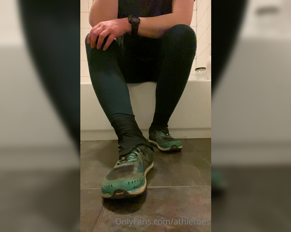 Athletoes aka athletoes OnlyFans - Dusty shoe and sock removal