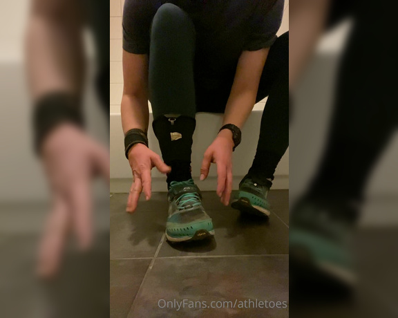 Athletoes aka athletoes OnlyFans - Dusty shoe and sock removal