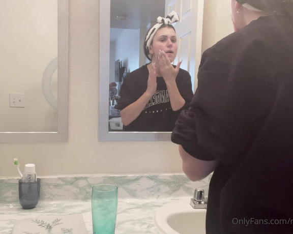 Mary Rose Love aka maryroselove69 OnlyFans - I filmed myself doing my morning skincare routine while burping! Sorry if I slow down