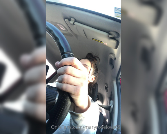 Mary Rose Love aka maryroselove69 OnlyFans - Driving burps