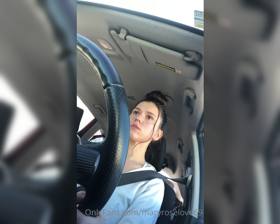 Mary Rose Love aka maryroselove69 OnlyFans - Driving burps