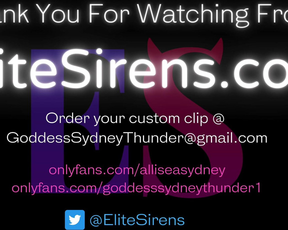 Goddess Sydney Thunder aka goddesssydneythunder1 OnlyFans - Yep, save your load for this hot new JOI dropping tonight!