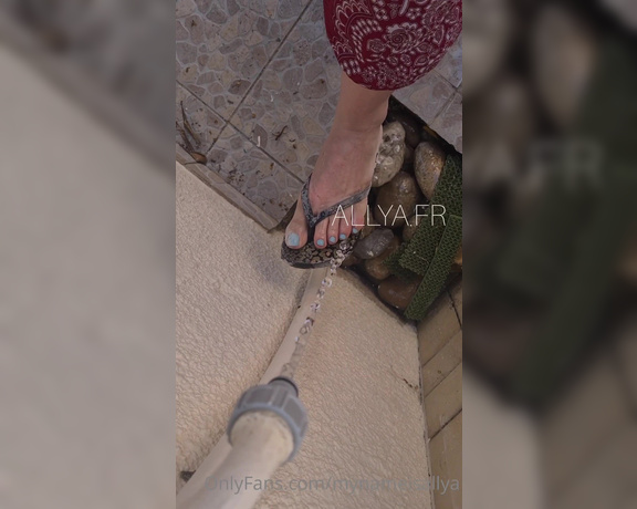 Mynameisallya aka mynameisallya OnlyFans - Dirty feet After a long walk in flip flop in nature this is what you