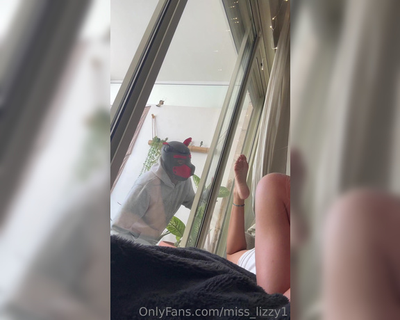 Miss Lizzy aka whoyoubelongto OnlyFans - Pathetic human window cleaner