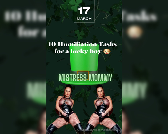 Mistress Mommy Keeley aka kinkybritishgoddess OnlyFans - Attention all submissives seeking to please Mommy! Take on 10 degrading tasks to prove your unwavering