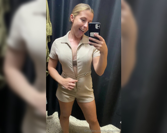 Tilly Sands aka surfingsoles OnlyFans - Being naughty in the dressing rooms