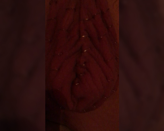 Lady Dark Angel aka Ladydarkangeluk Onlyfans - Clip of the end result of the pretty staples and giving his balls a little slapping