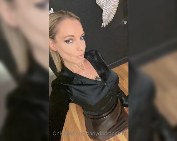 Lady Dark Angel aka Ladydarkangeluk Onlyfans - Hair up strict and ready