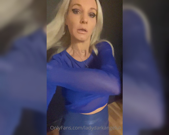 Lady Dark Angel aka Ladydarkangeluk Onlyfans - All blue