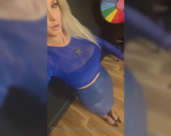 Lady Dark Angel aka Ladydarkangeluk Onlyfans - All blue