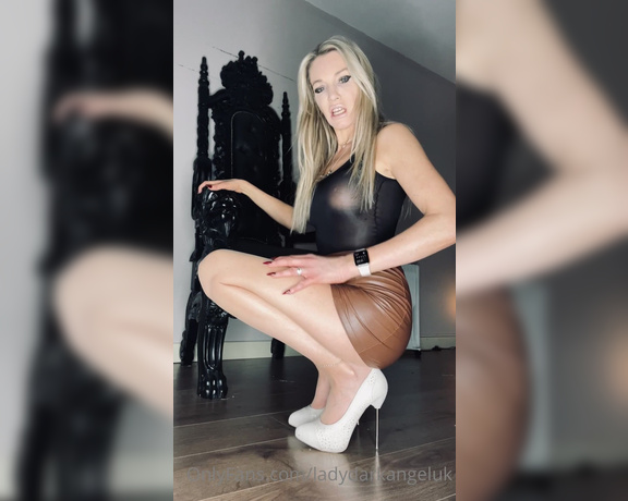 Lady Dark Angel aka Ladydarkangeluk Onlyfans - Different outfit Different clip for trampling slave