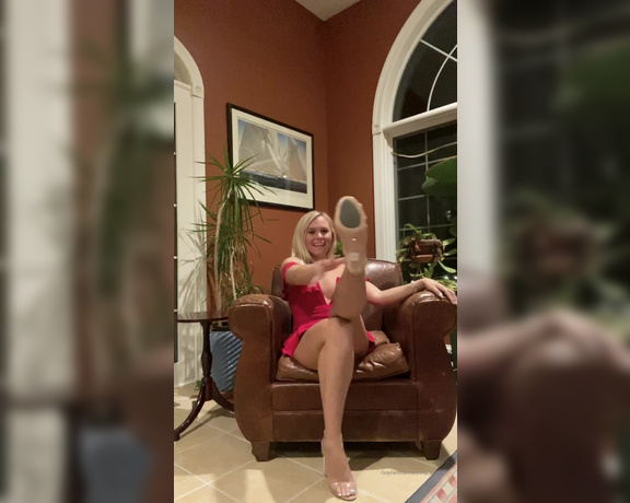 Princess Emma aka worship_emma OnlyFans - Red dress short clip)