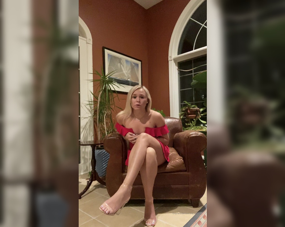 Princess Emma aka worship_emma OnlyFans - Red dress short clip)