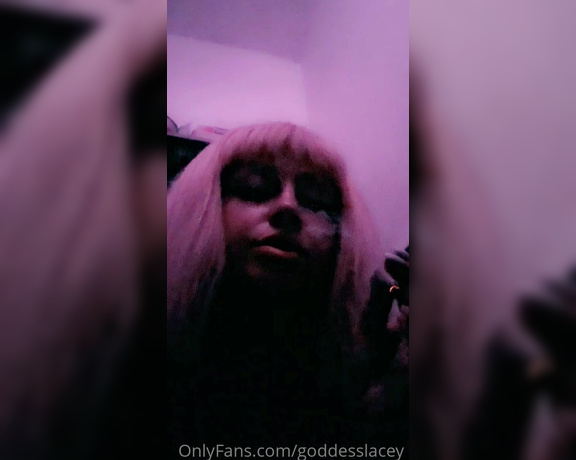 Goddess Lacey aka goddesslacey OnlyFans - Up close smoke sesh