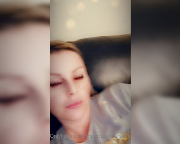 Heidi Foxx aka heidivandertrump OnlyFans - Chilling out on the sofa and Im feeling that ham and egg samwhich filtering through and