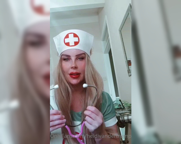 Heidi Foxx aka heidivandertrump OnlyFans - Evil nurse Heidi is doing the rounds on the ward which only means one thing !