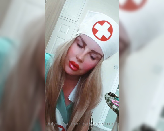 Heidi Foxx aka heidivandertrump OnlyFans - Evil nurse Heidi is doing the rounds on the ward which only means one thing !