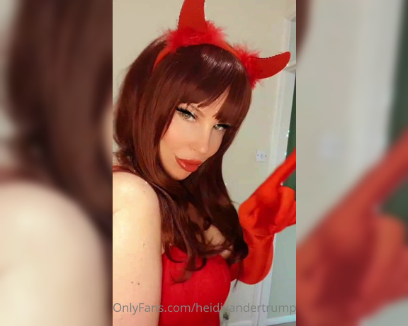 Heidi Foxx aka heidivandertrump OnlyFans - Happy Halloween from the devilish Goddess Heidi