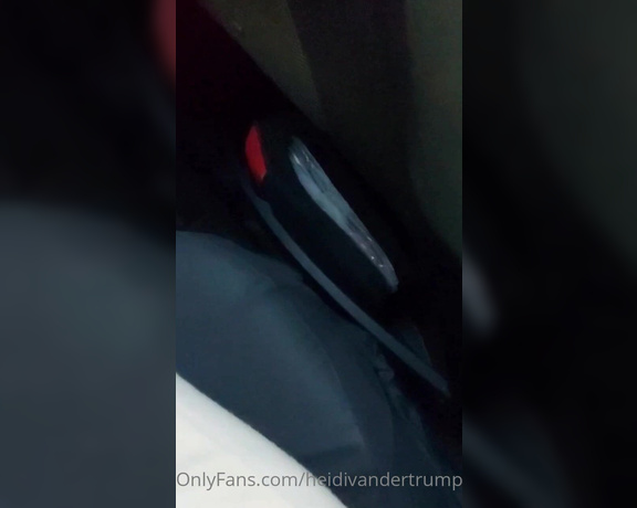 Heidi Foxx aka heidivandertrump OnlyFans - Imagine a day in the life of my poor car seat Enjoy my Car fart