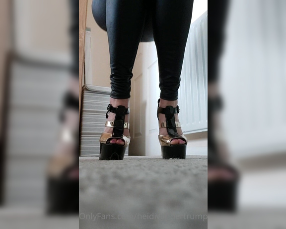 Heidi Foxx aka heidivandertrump OnlyFans - I will trample on you with my giant heels & dominate you with my farts