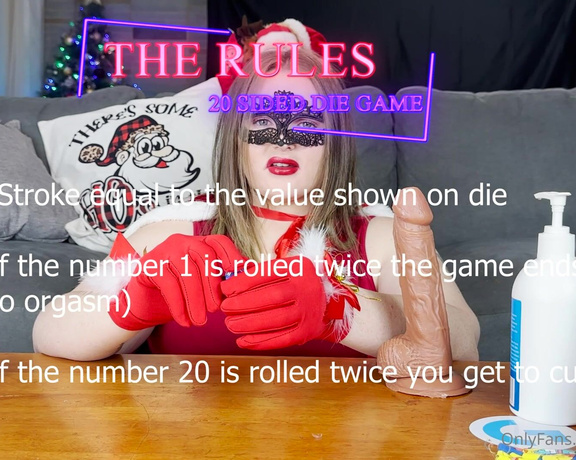 Blair Rose aka lilblairrose OnlyFans - December 19th New game If I roll 20 twice you can cum early